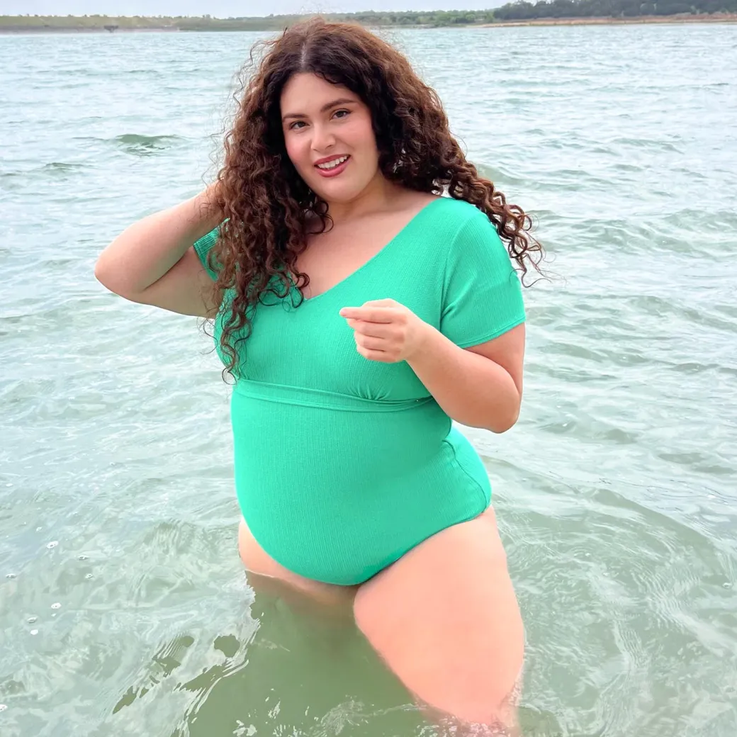 You Got To Yell Swimsuit - Mint
