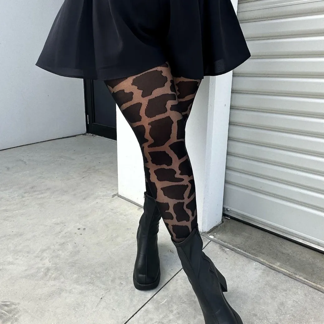 Your HighNess - Giraffe Print Tights