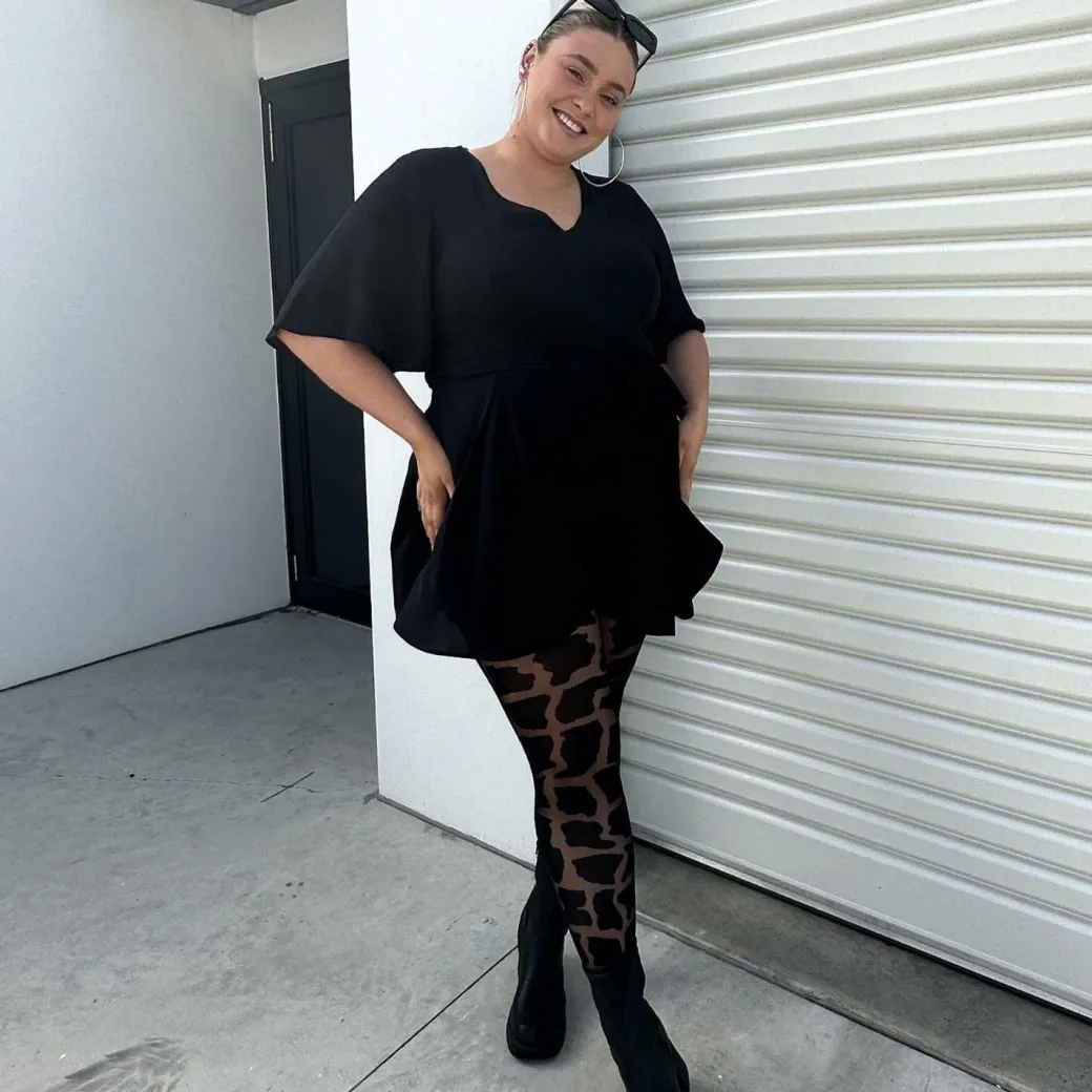 Your HighNess - Giraffe Print Tights
